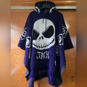 Jack Skellington Nightmare Before Christmas Poncho